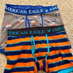 2 pair of American Eagle boxer briefs